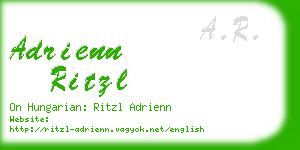 adrienn ritzl business card